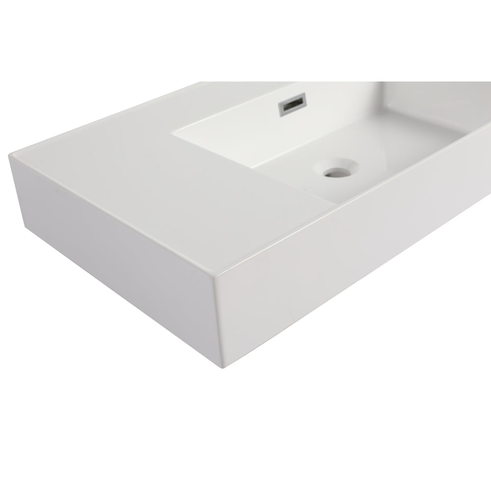 36" Resin basin For Bathroom Vanity,Vanity Top only