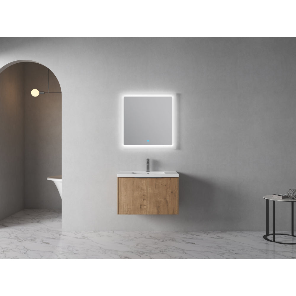 Soft Close Doors Bathroom Vanity With Sink,30 Inch For Small Bathroom,30x18-00630 IMO(KD-Packing)