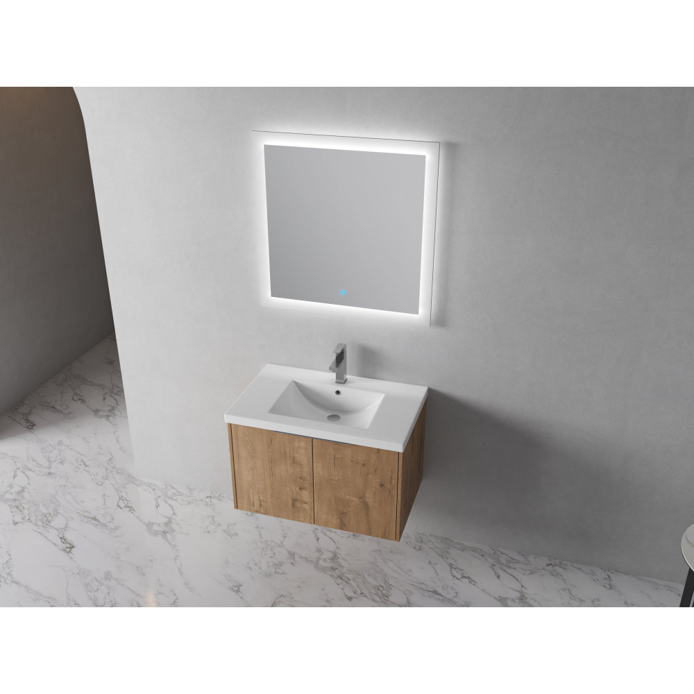 Soft Close Doors Bathroom Vanity With Sink,30 Inch For Small Bathroom,30x18-00630 IMO(KD-Packing)
