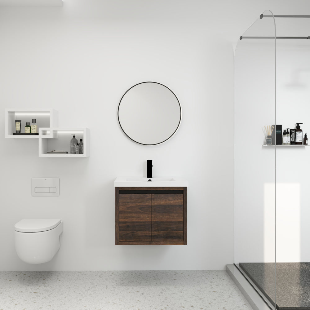 48 Inch Bathroom Cabinet With Sink,Soft Close Doors and Drawer,Float Mounting Design,48x18