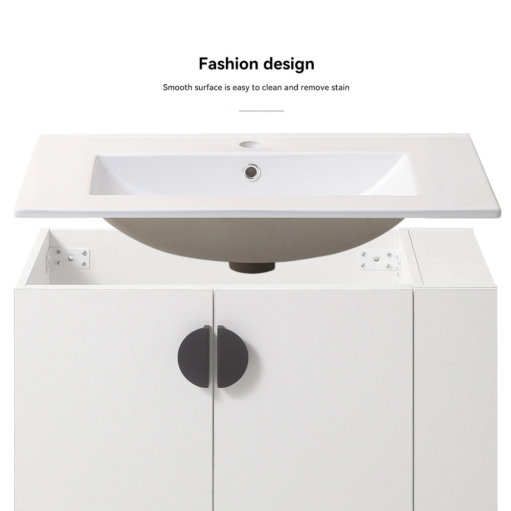 30'' Bathroom Vanity.white(Without ceramic basin)