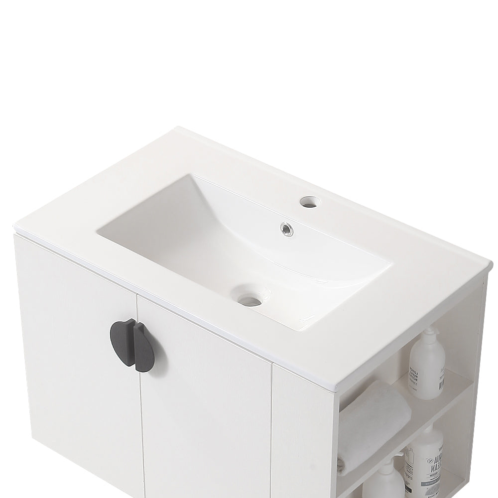 30'' Bathroom Vanity.white(Without ceramic basin)
