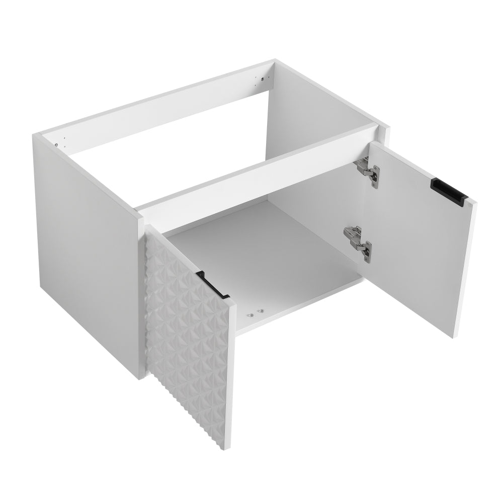 30 Inch Soft Close Doors Bathroom Vanity, For Small Bathroom (Excluding Sink)