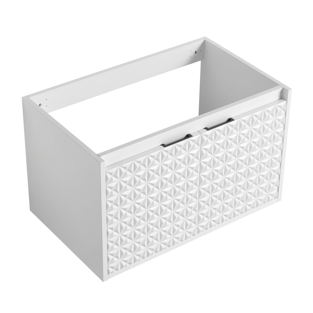 30 Inch Soft Close Doors Bathroom Vanity, For Small Bathroom (Excluding Sink)