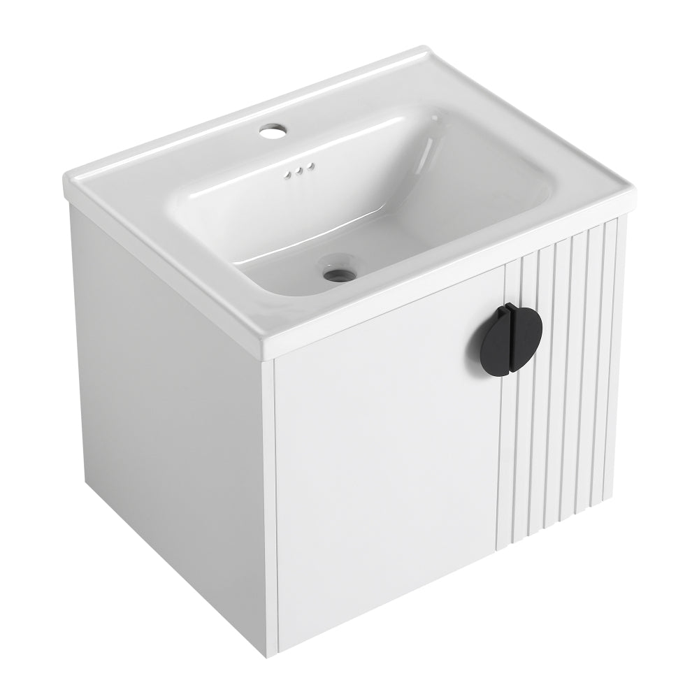 24 Inch Bathroom Vanity with Sink, For Small Bathroom, Bathroom Vanity with Soft Close Door