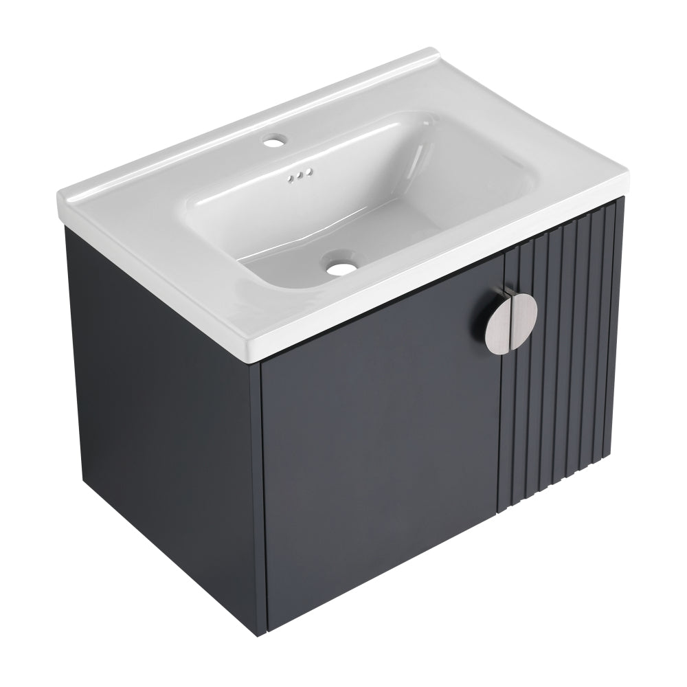 24 Inch Bathroom Vanity with Sink, For Small Bathroom, Bathroom Vanity with Soft Close Door