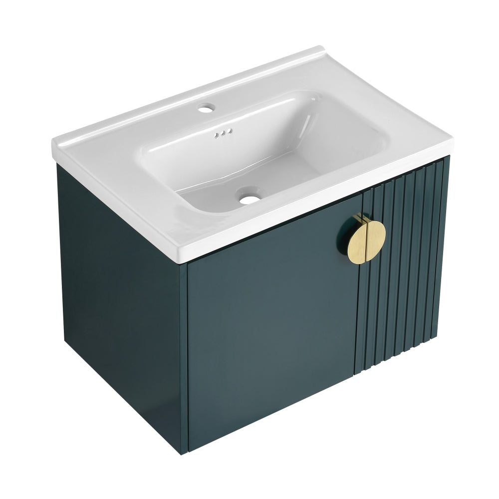 24 Inch Bathroom Vanity with Sink, For Small Bathroom, Bathroom Vanity with Soft Close Door