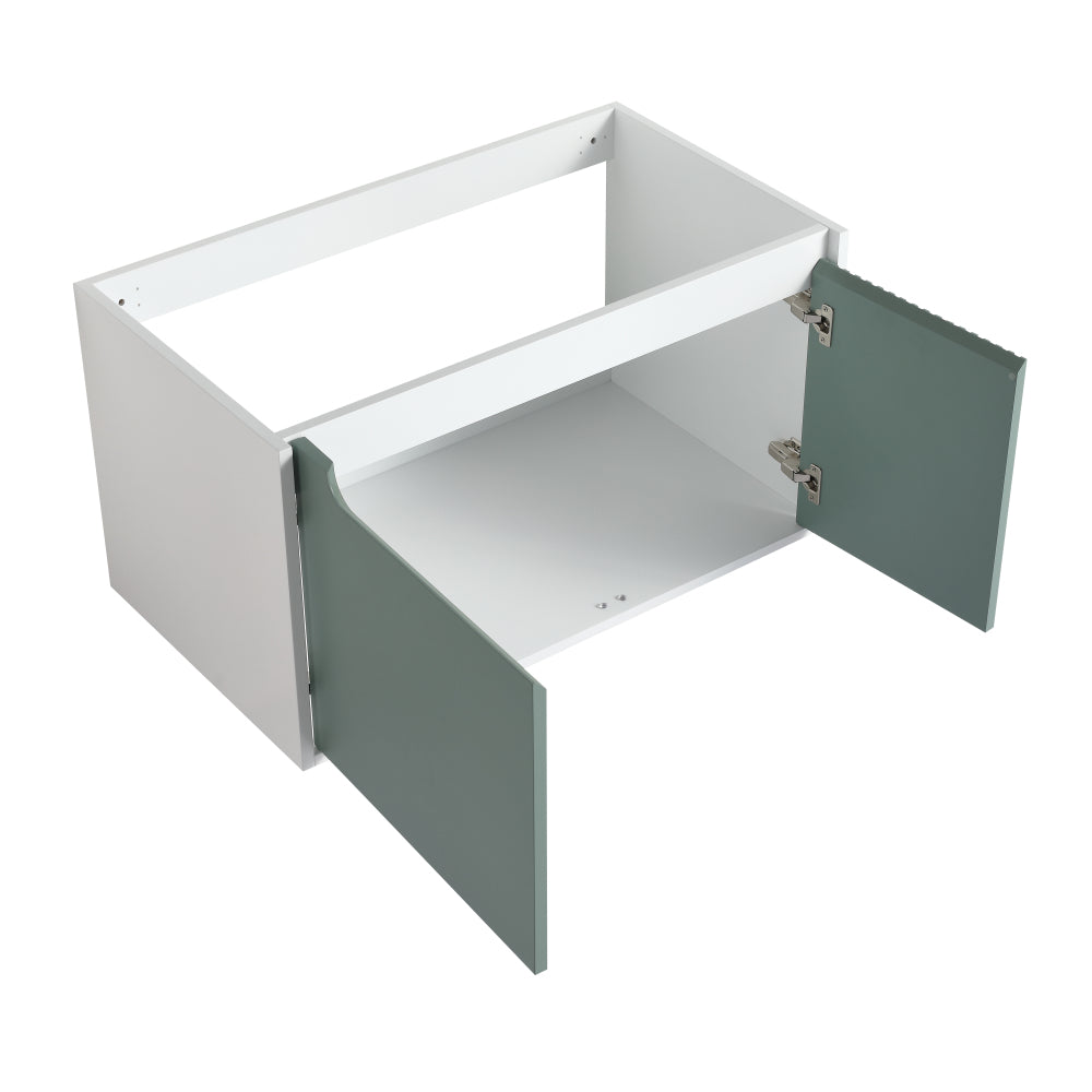 36'' Floating Wall-Mounted Bathroom Vanity & Soft-Close Cabinet Door(Only Vanity ,without Basin)