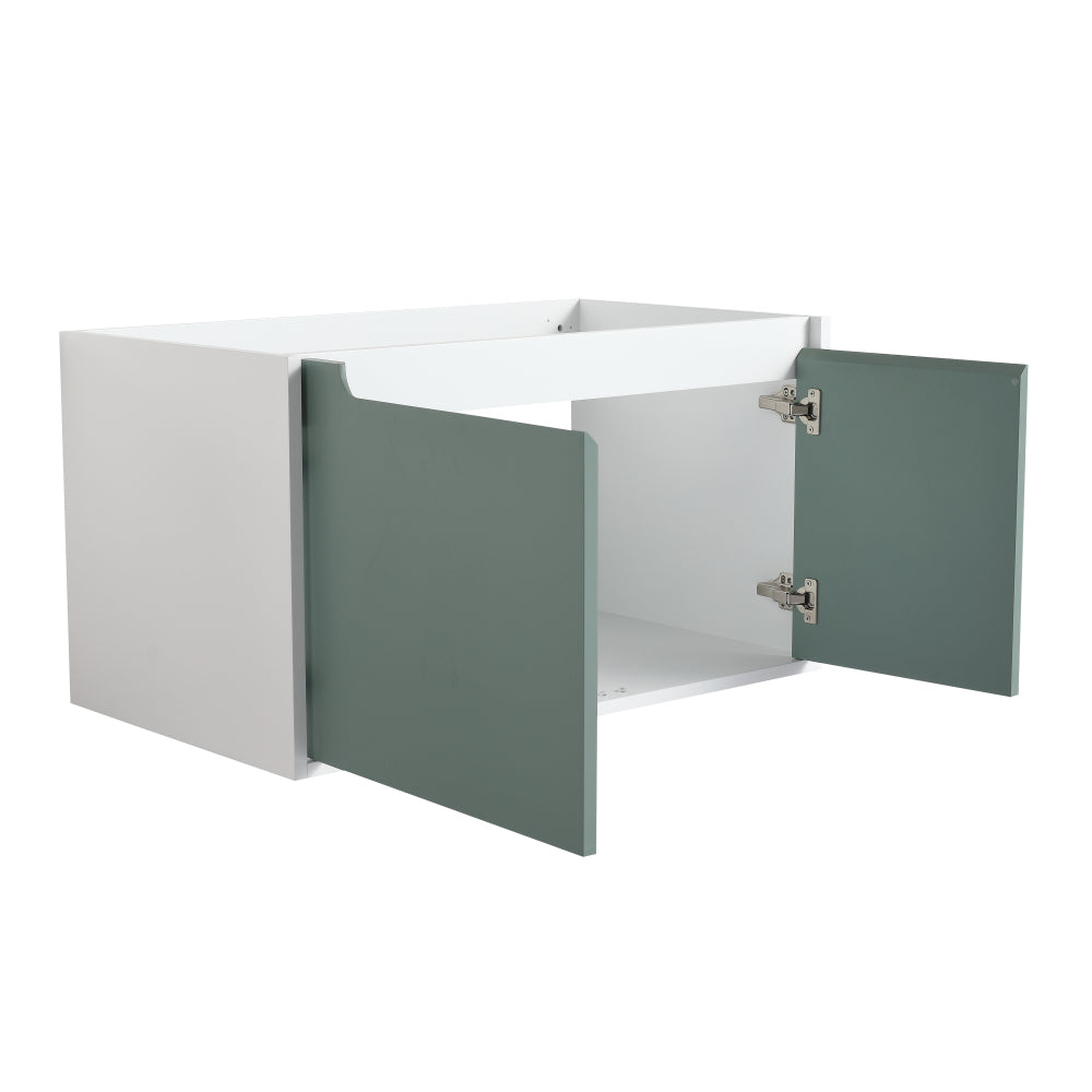 36'' Floating Wall-Mounted Bathroom Vanity & Soft-Close Cabinet Door(Only Vanity ,without Basin)