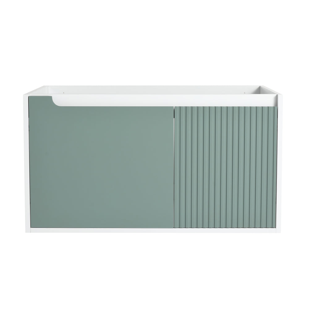 36'' Floating Wall-Mounted Bathroom Vanity & Soft-Close Cabinet Door(Only Vanity ,without Basin)