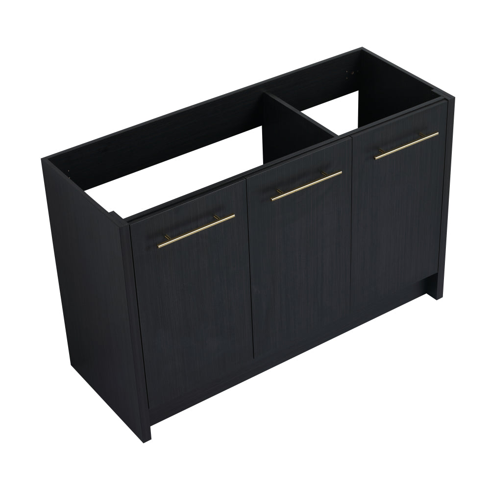 30 Inch Freestanding Bathroom Vanity with Resin Sink, With Soft Closing Door, KD-Package