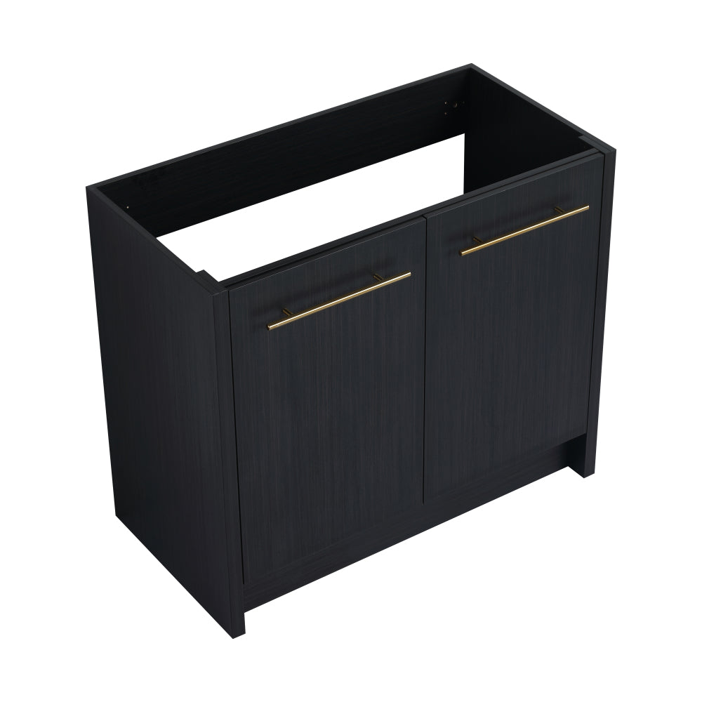 72 Inch Freestanding Bathroom Vanity with Resin Sink and a Storage Cabinets, With Soft Closing Door, 09230*2+0312 Combination Cabinet, KD-Package
