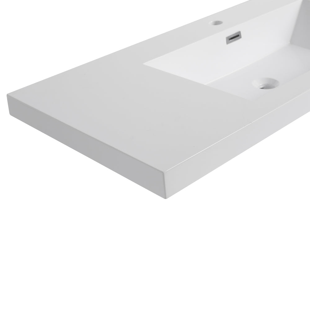 48" Bathroom Resin Sink