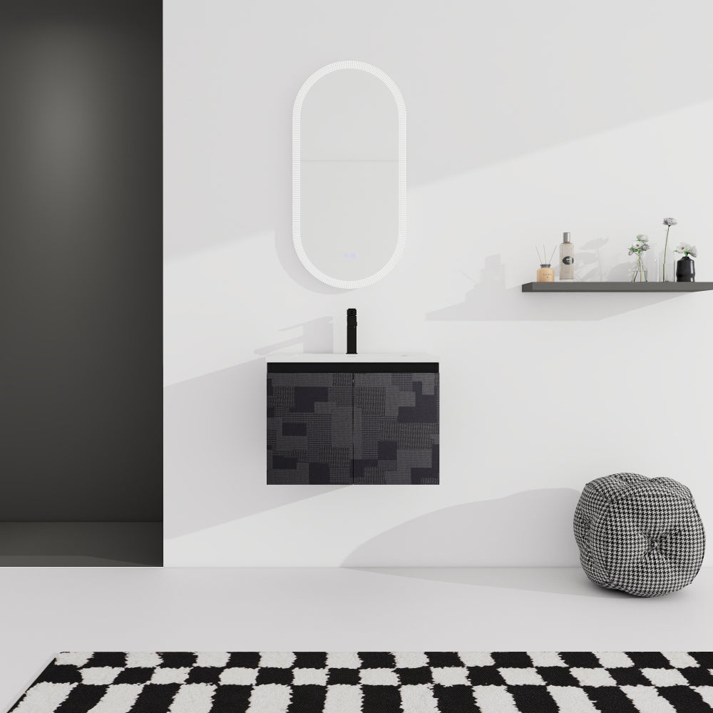 48'' Floating Wall-Mounted Bathroom Vanity & Soft-Close Cabinet Door, KD-Package