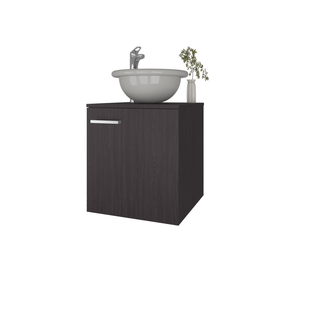 FM FURNITURE Pirtleville Bathroom Vanity with Integrated Sink and Faucet, Wengue