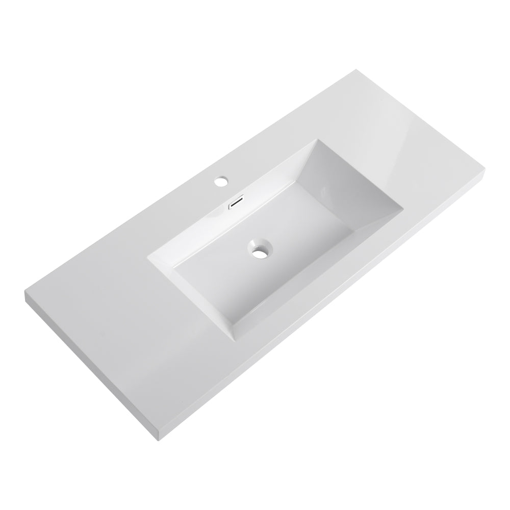 48" Bathroom Resin Sink