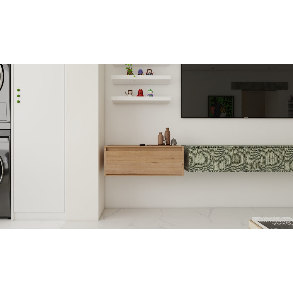 30" Bathroom Cabinet,Soft Close Drawer,Float Mounting Design (Only Vanity, Without Sink)