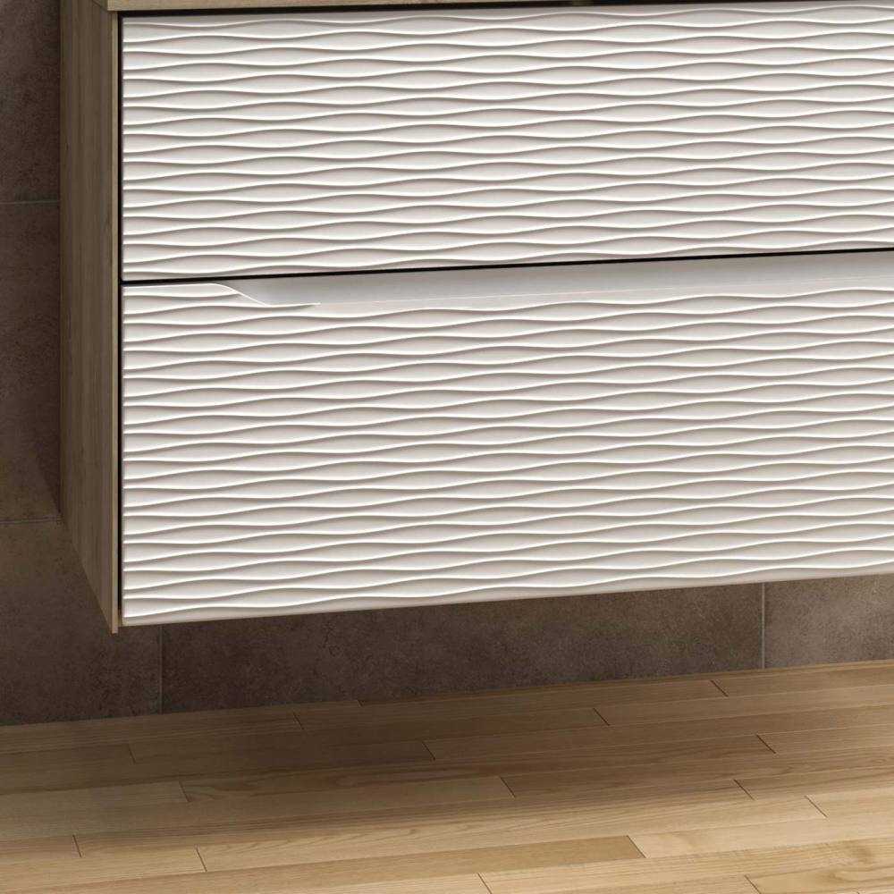DAX Sahara Vanity Cabinet 40" Oak / Matt White w/ Onix Basin