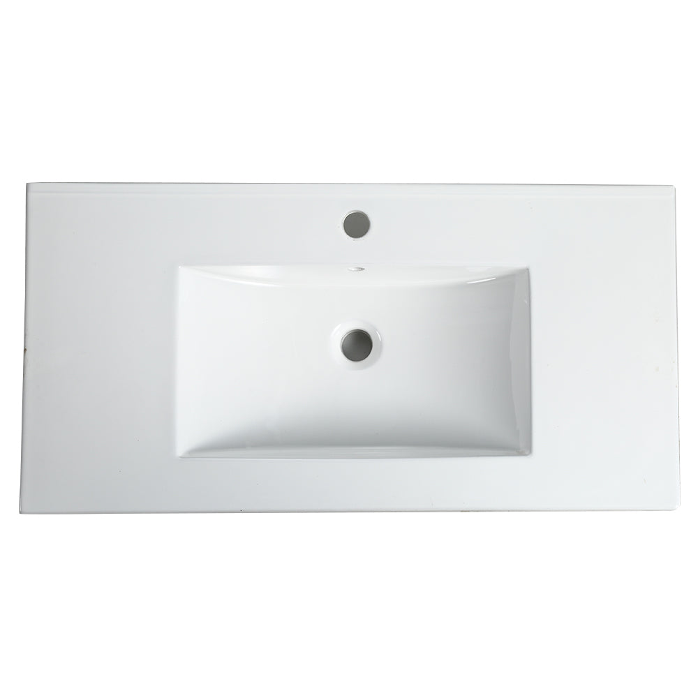 36 Inch Ceramic Sink For Bathroom Vanity,Top sink only