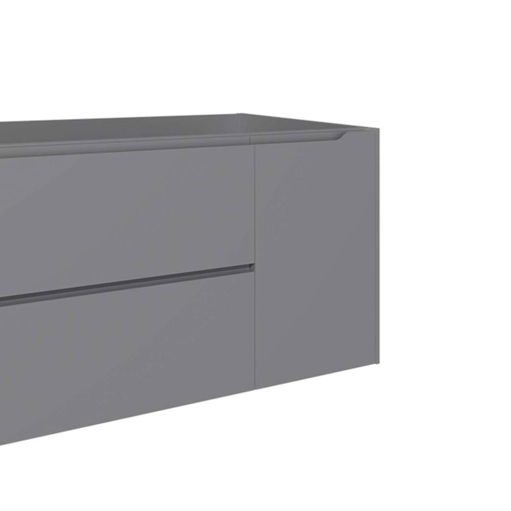 DAX Cenit Single Vanity Cabinet with 2 Drawers 1 Door 40" Inches Matt Mist