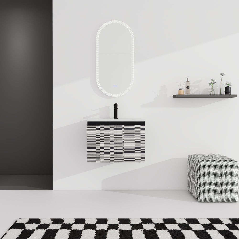 48'' Floating Wall-Mounted Bathroom Vanity & Soft-Close Cabinet Door, KD-Package