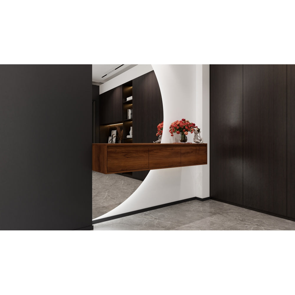 60" Bathroom Cabinet,Soft Close Drawer,Float Mounting Design (Only Vanity, Without Sink)