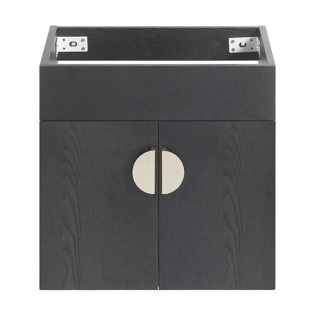 20''Bathroom Vanity,black Excluding sink (Without ceramic basin)