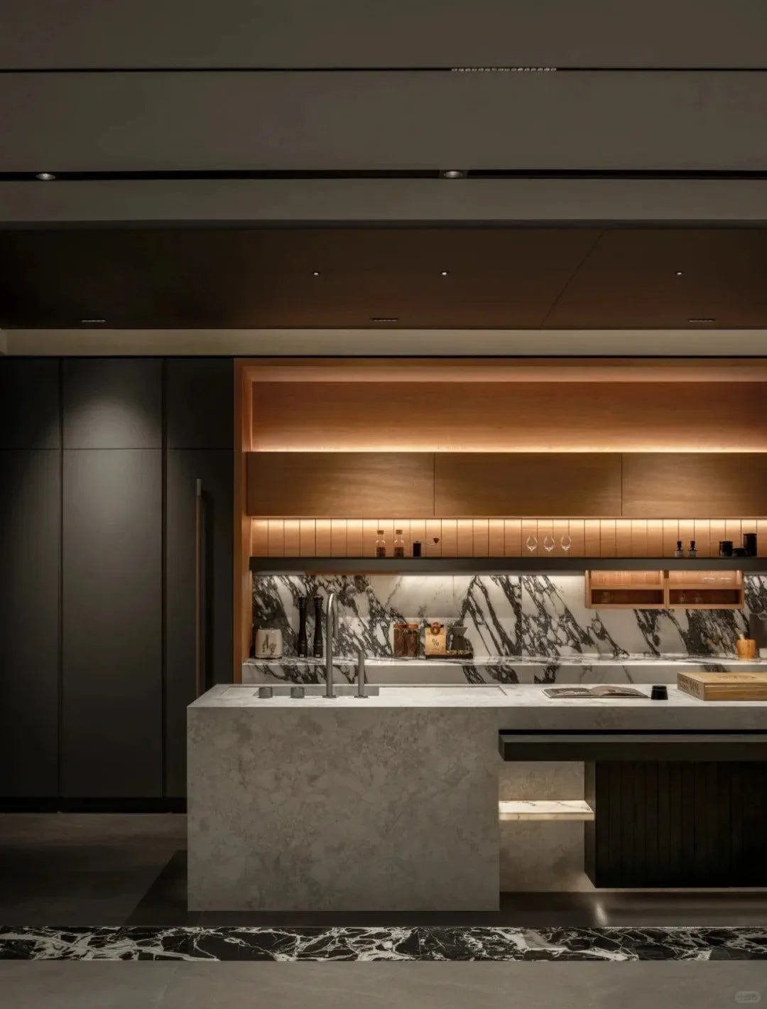 Kitchen cabinet Modern Hands-Free Plywood Cabinets Set Design Luxury White L-Shaped Wooden Cabinets
