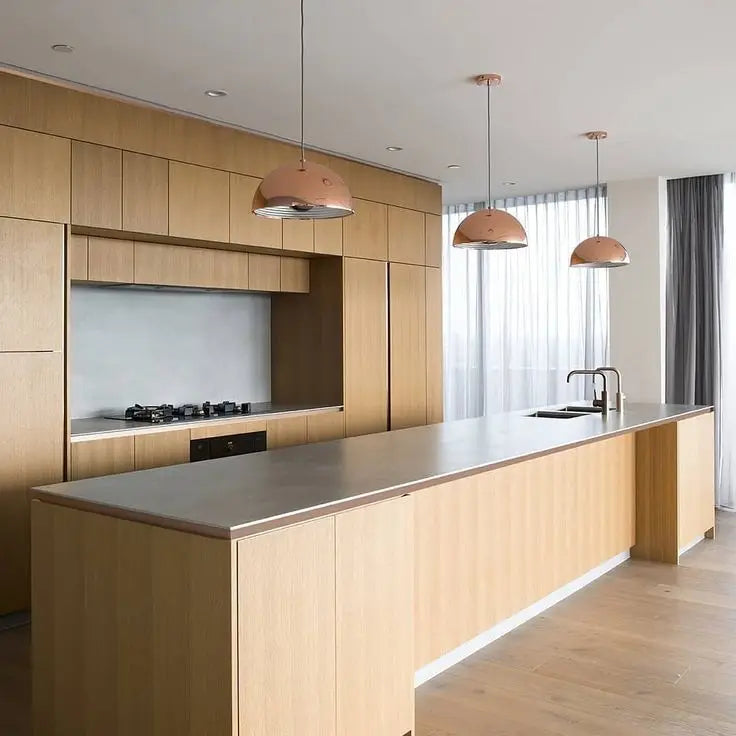 Kitchen cabinet Modern Design Custom Luxury Kitchen Furniture Plywood Cabinet Set with Island Cabinet