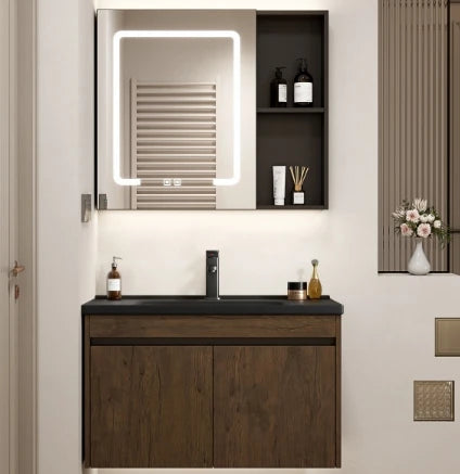 aluminum bathroom cabinet Waterproof basin Small wall-mounted bathroom vanity Honeycomb aluminum cabinet Bathroom vanity with mirror Bathroom cabinet