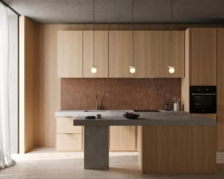 Kitchen cabinet Modern Design Custom Luxury Kitchen Furniture Plywood Cabinet Set with Island Cabinet