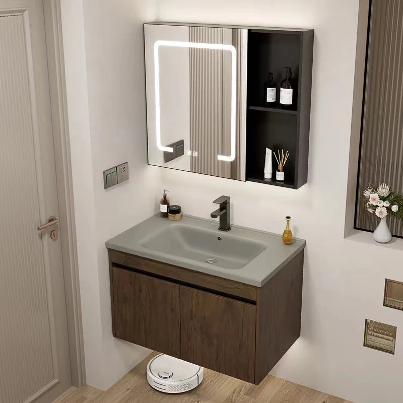 aluminum bathroom cabinet Waterproof basin Small wall-mounted bathroom vanity Honeycomb aluminum cabinet Bathroom vanity with mirror Bathroom cabinet