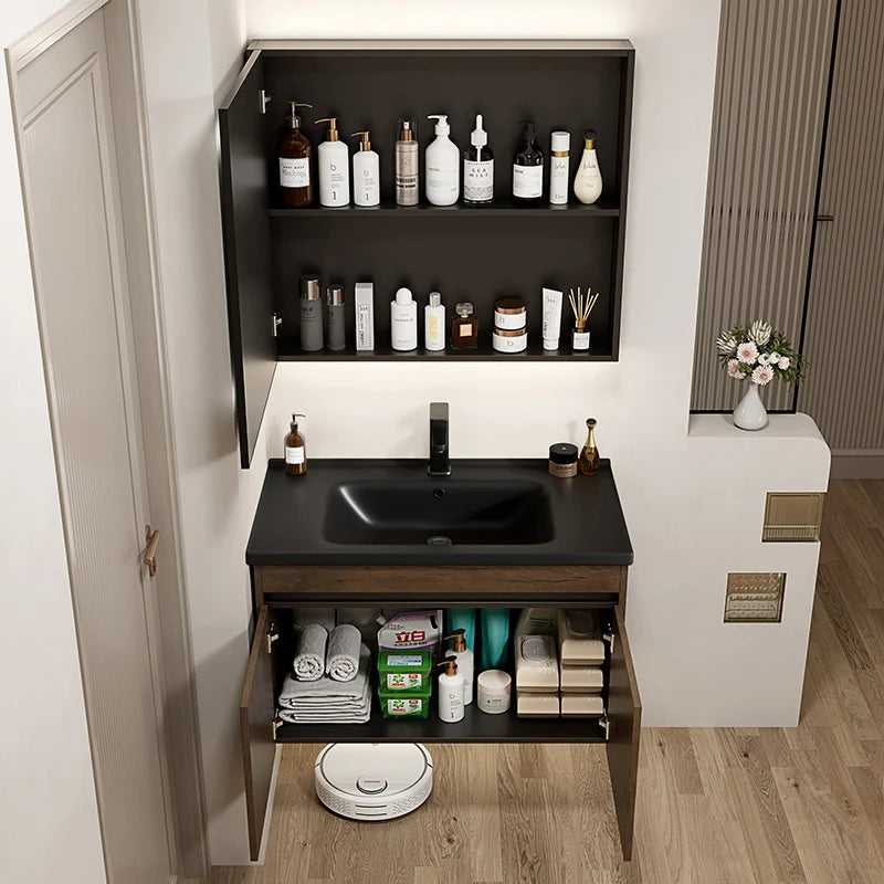 aluminum bathroom cabinet Waterproof basin Small wall-mounted bathroom vanity Honeycomb aluminum cabinet Bathroom vanity with mirror Bathroom cabinet