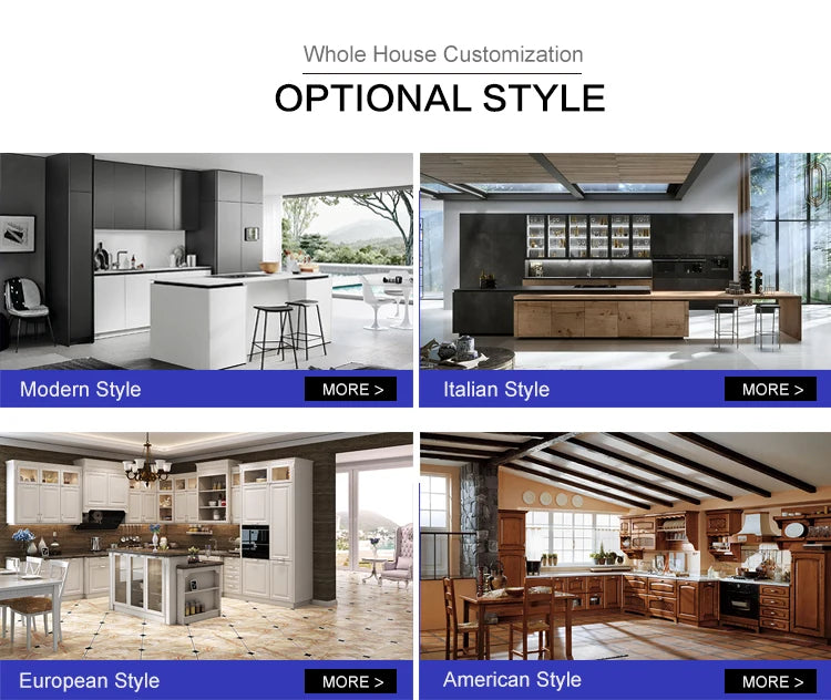Kitchen cabinet Modern Hands-Free Plywood Cabinets Set Design Luxury White L-Shaped Wooden Cabinets