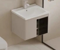 aluminum bathroom cabinet Hotel Furniture Bathroom Vanity Sink PVC Honeycomb Aluminum Cabinet Sintered Stone Washbasin Modern Bathroom Cabinet