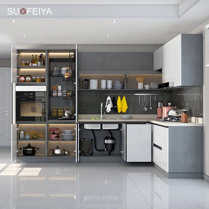 Kitchen cabinet factory price full set kitchen cabinet furniture set modern custom cabinet design
