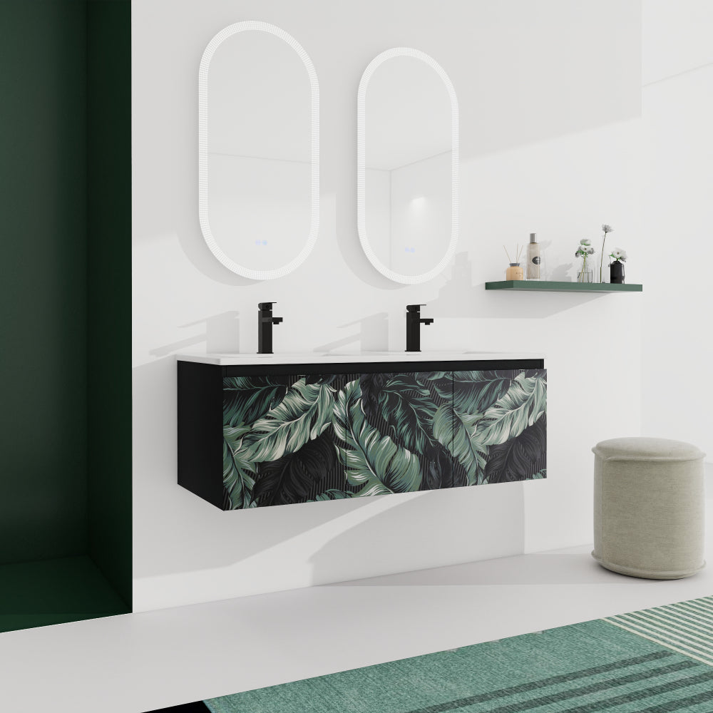 48'' Floating Wall-Mounted Bathroom Vanity & Soft-Close Cabinet Door, KD-Package