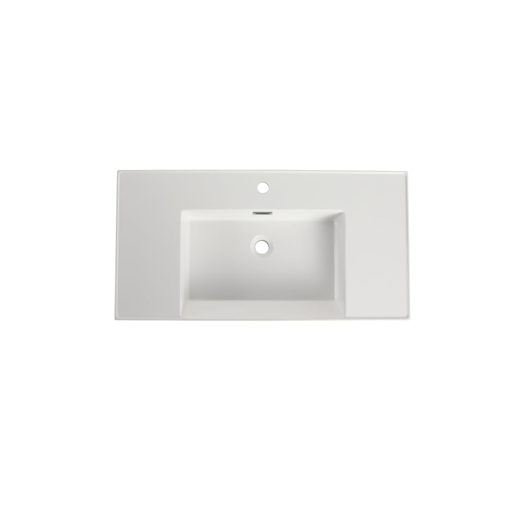 36" Resin basin For Bathroom Vanity,Vanity Top only