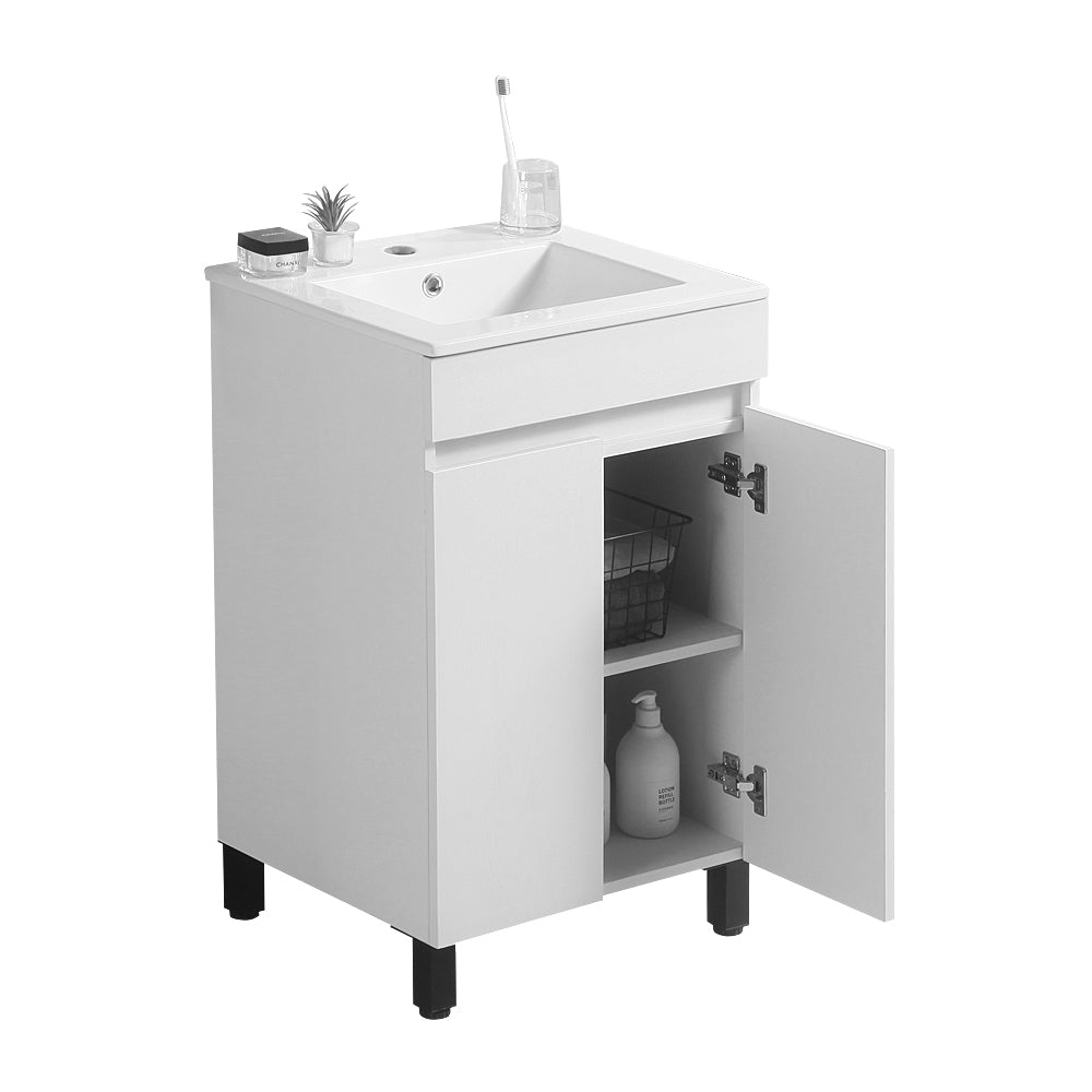 20''Bathroom Vanity white (Without ceramic basin)