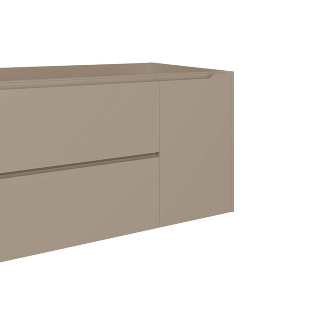 DAX Cenit Single Vanity Cabinet with 2 Drawers 1 Door 40" Inches Matt Moka