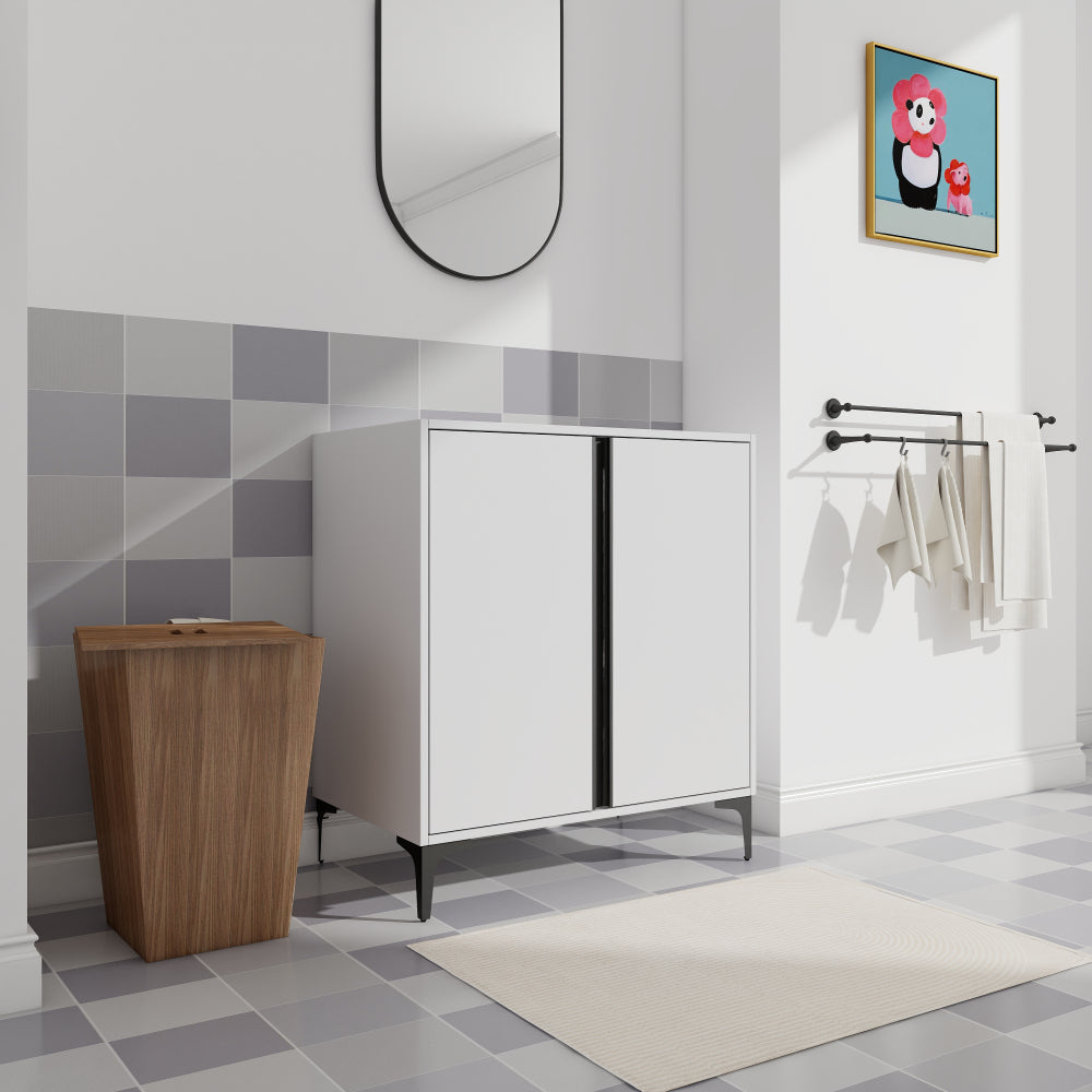 Soft Close Doors Bathroom Vanity,30 Inch For Small Bathroom (Only Vanity ,NO Sink)