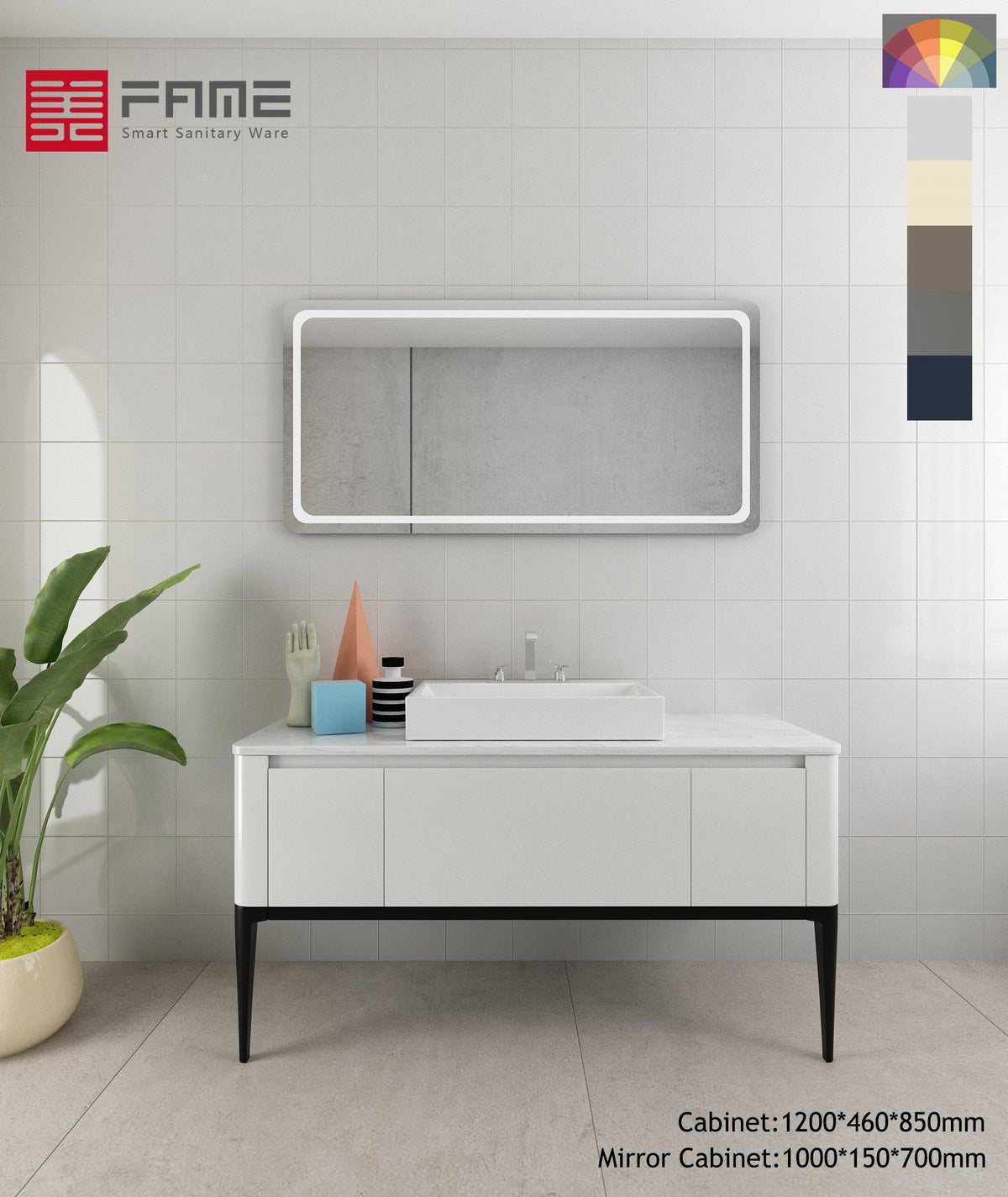 Painting bathroom cabinet collection