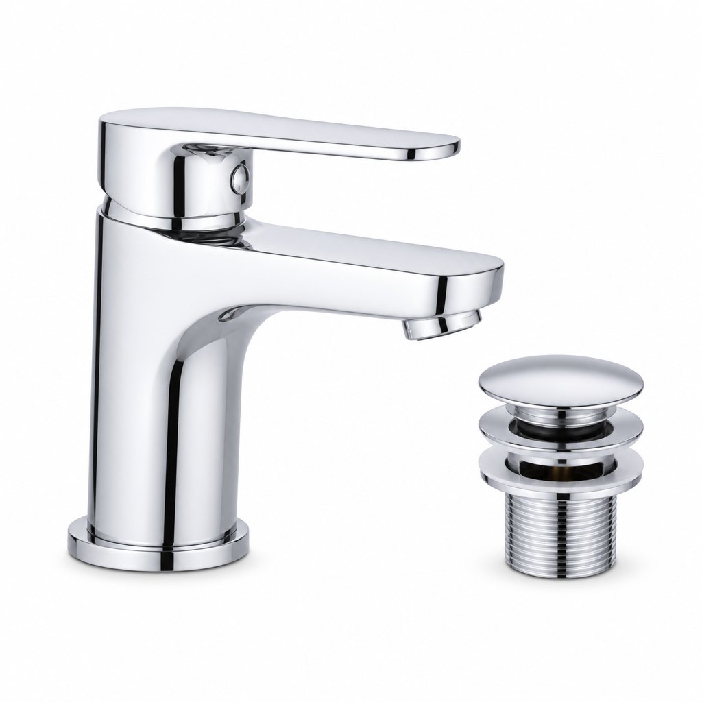 Single-Lever Basin Mixer, Chrome