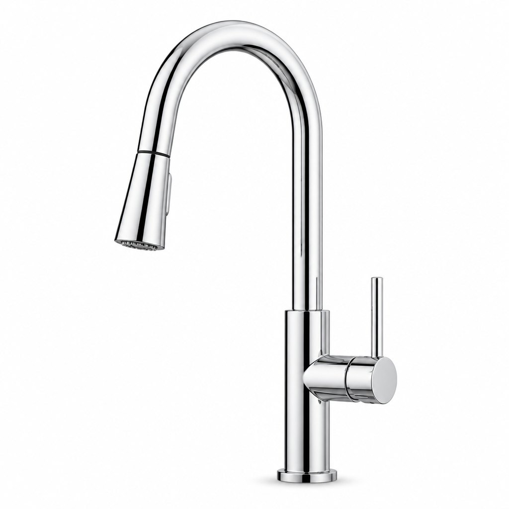 Pull-Down Kitchen Faucet, Chrome