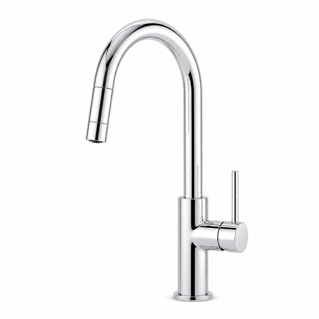Pull-Out Kitchen Faucet, Chrome
