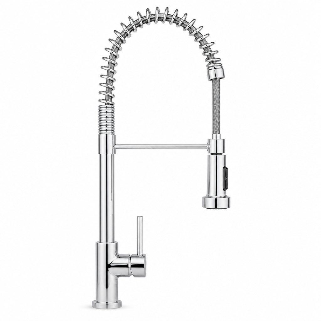 Commercial Spring Pull-Down, Chrome