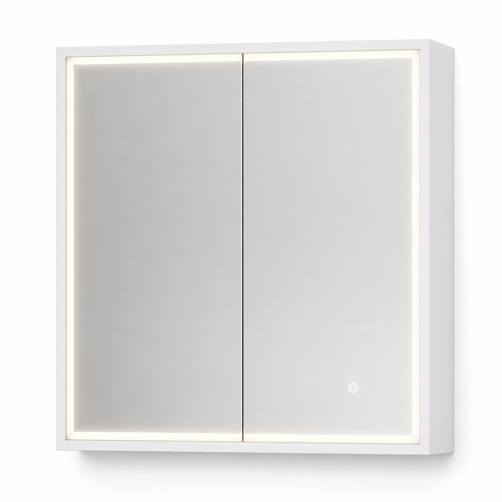 600mm LED Mirror Cabinet · Anti-Fog