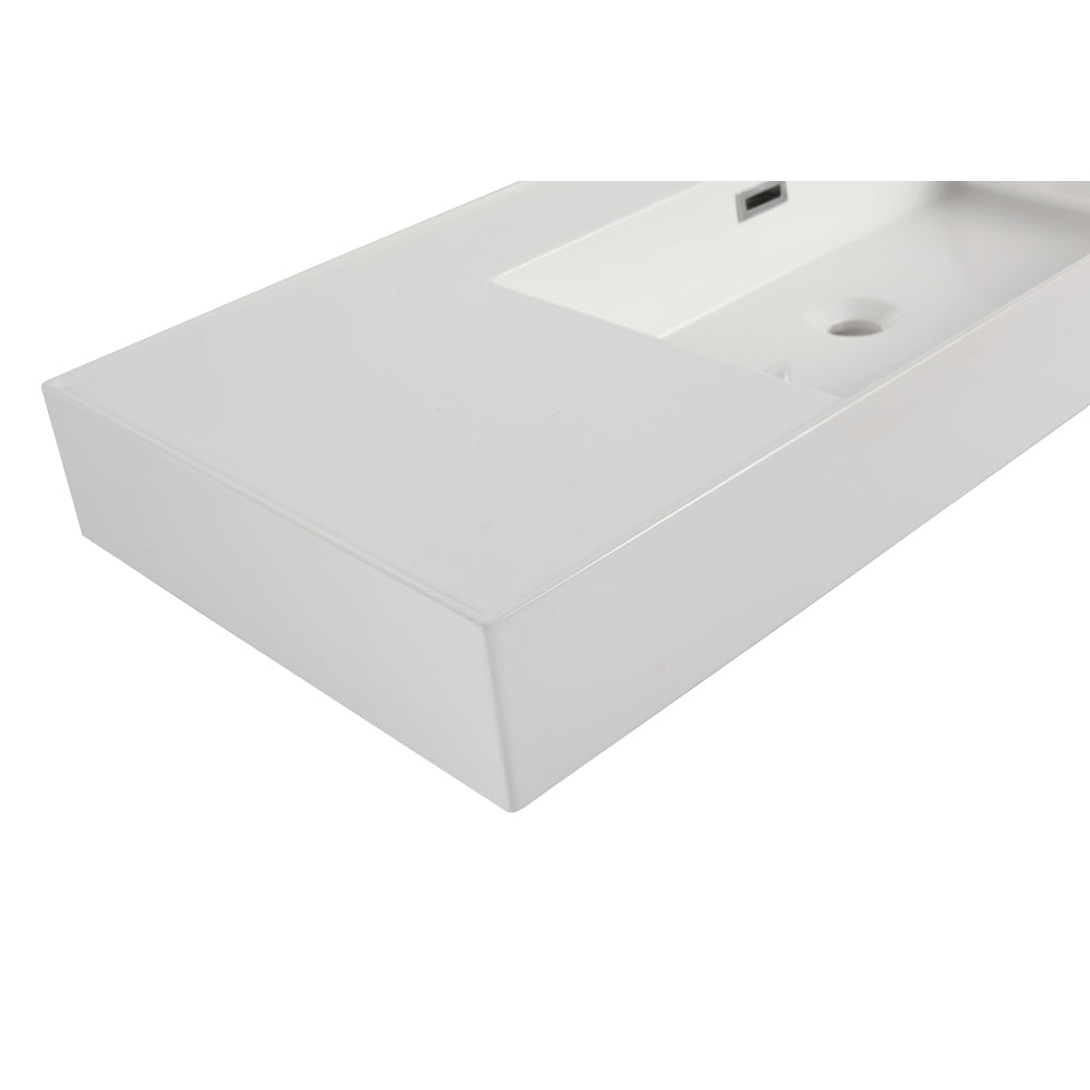 48 Inch Resin basin For Bathroom Vanity,Vanity Top only