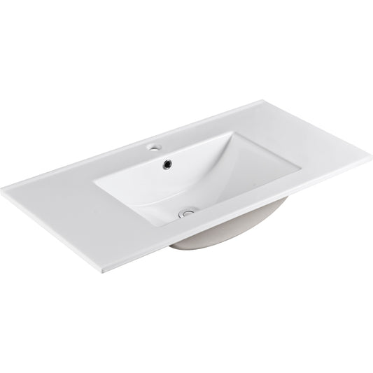 36 Inch Ceramic Sink For Bathroom Vanity,Top sink only