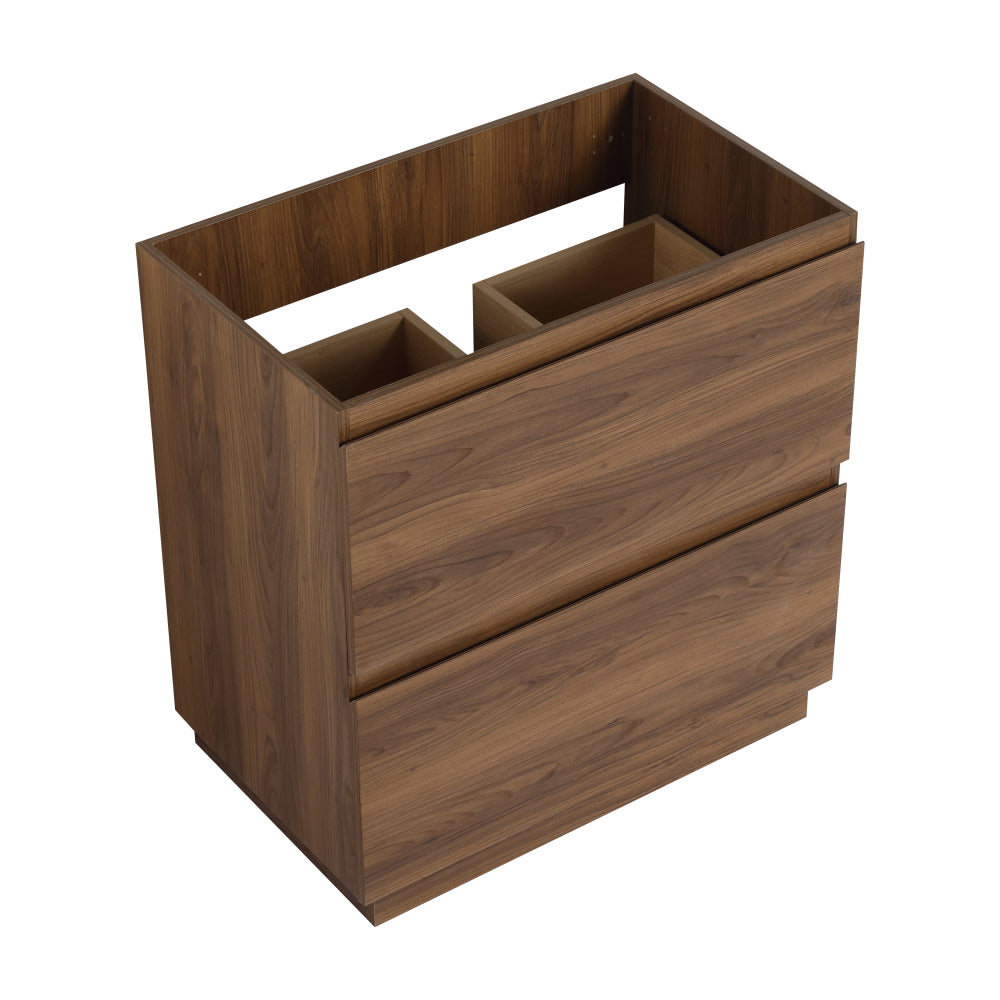 24" Bathroom Vanities with Single Sink Combo, Modern Undermount Bathroom Sink Cabinet with Double drawer, Freestanding Bathroom Sink Cabinet,Engineering wood